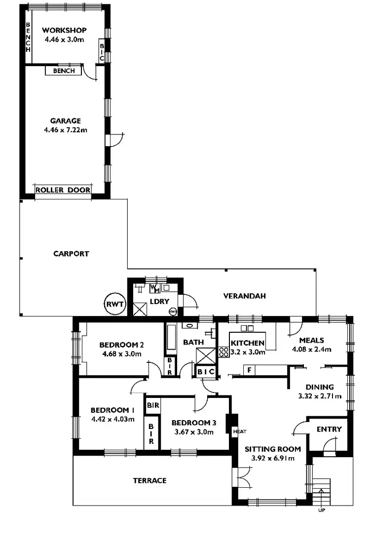 Floorplan of Homely house listing, 26 Thirkell Avenue, Beaumont SA 5066
