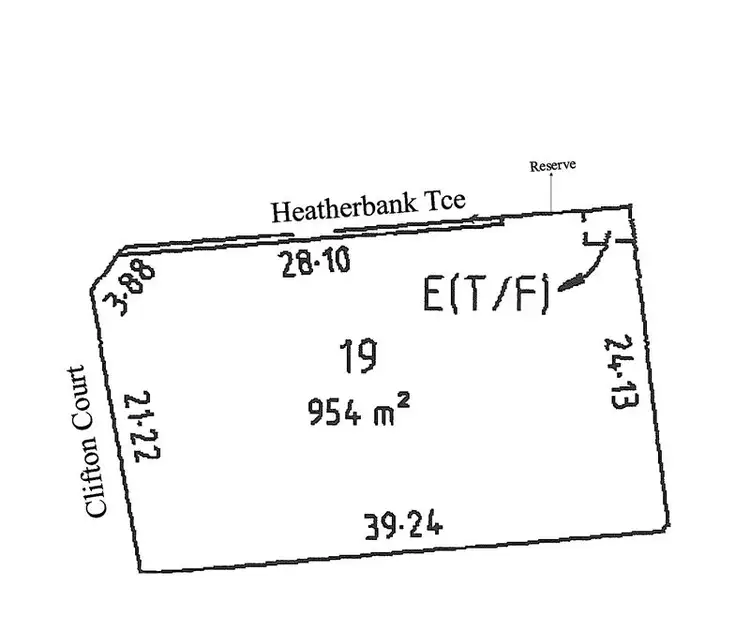 Floorplan of Homely land listing, 28 Clifton Court, Stonyfell SA 5066