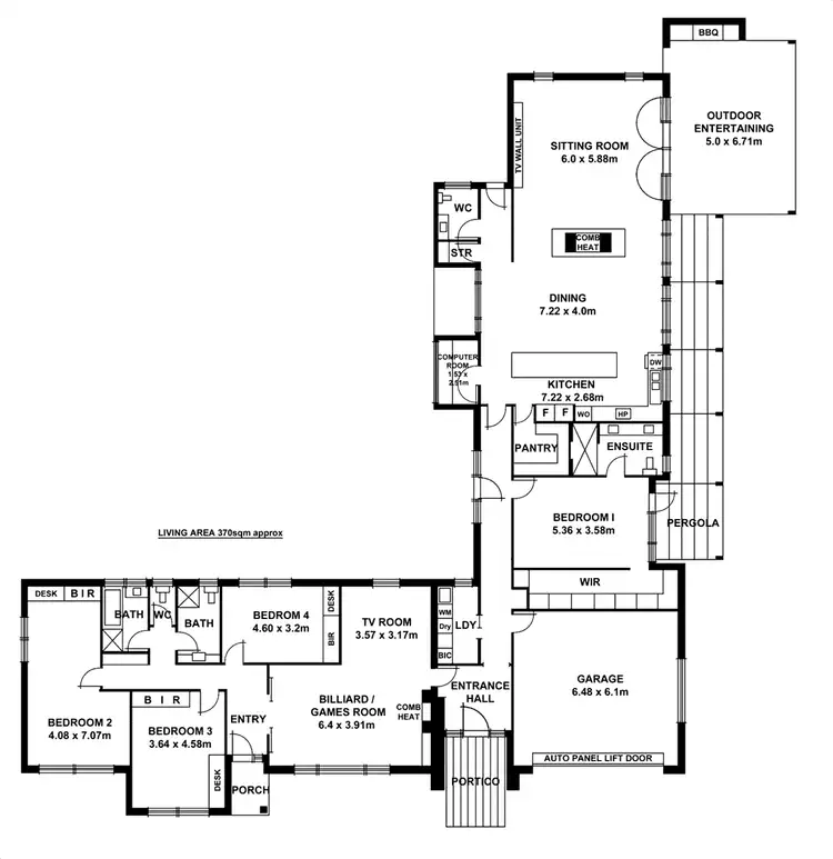 Floorplan of Homely house listing, 60 Edgeware Road, Aldgate SA 5154