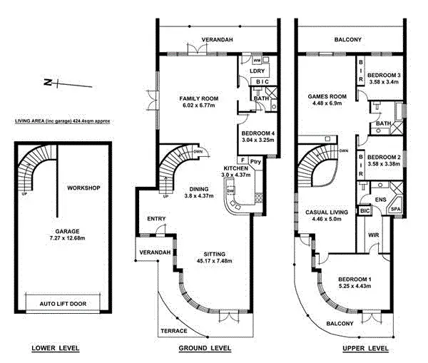 Floorplan of Homely house listing, 45B North Esplanade, Glenelg North SA 5045