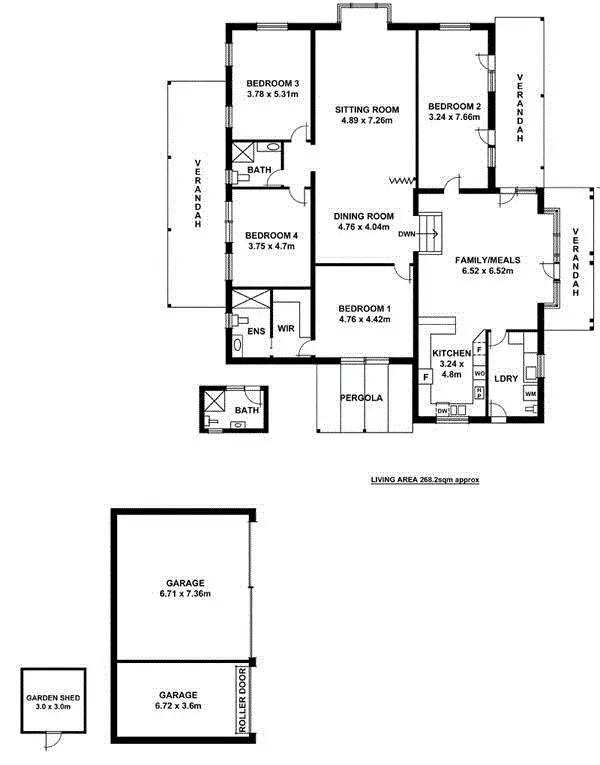 Floorplan of Homely house listing, 6 Esplanade, Port Willunga SA 5173