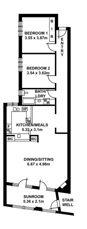 Floorplan of Homely townhouse listing, 6/17 South Esplanade, Glenelg SA 5045