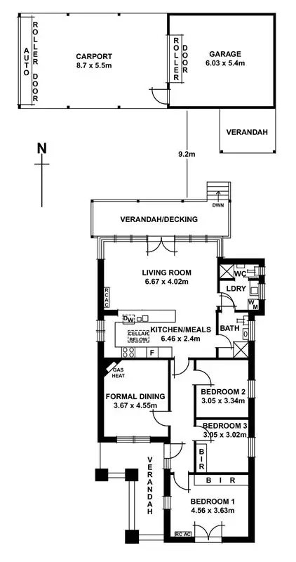 Floorplan of Homely house listing, 66 FIsher Street, Fullarton SA 5063