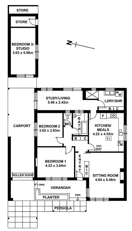 Floorplan of Homely house listing, 33 Wells Street, Stepney SA 5069