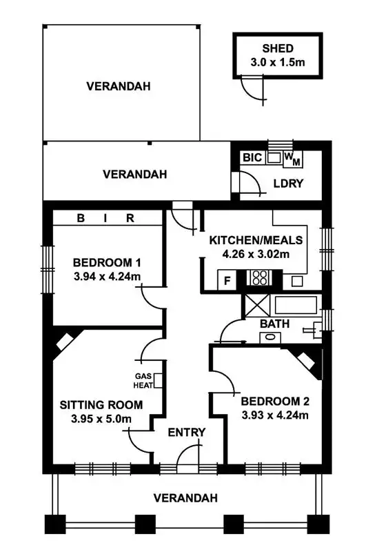 Floorplan of Homely house listing, 9/15 Hill Avenue, Cumberland Park SA 5041