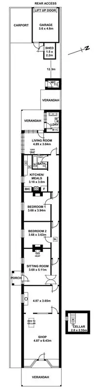Floorplan of Homely house listing, 117 Payneham Road, St Peters SA 5069