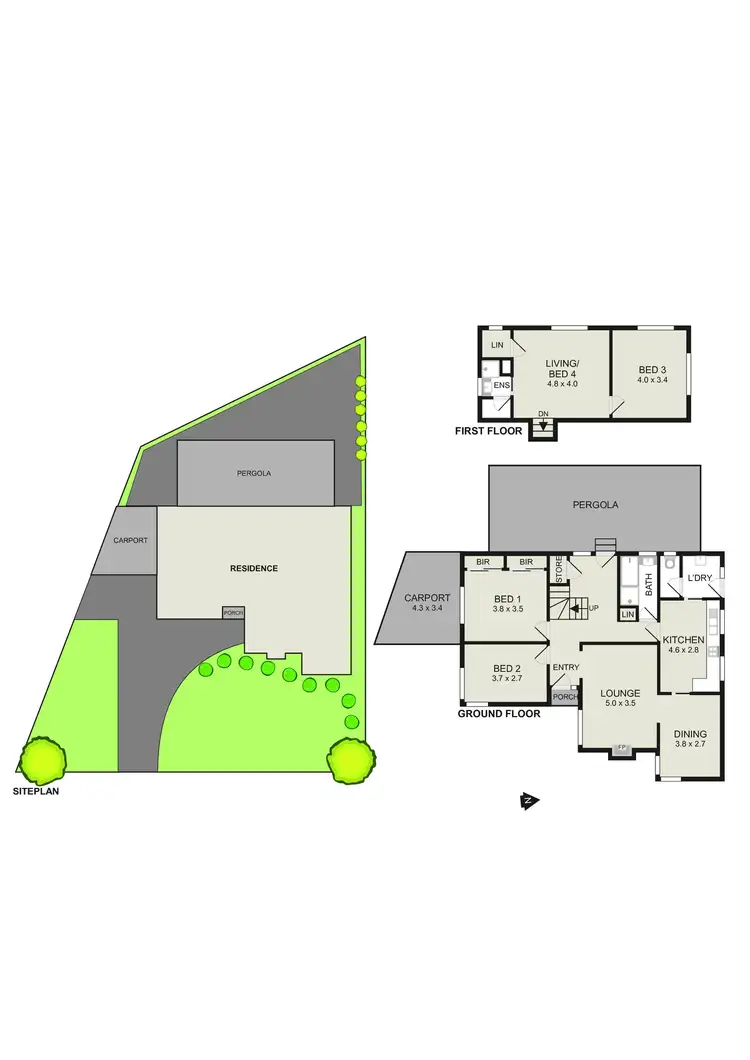 Floorplan of Homely house listing, 13 Henderson Street, Reservoir VIC 3073