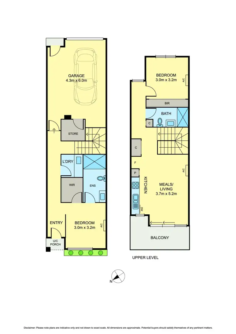 Floorplan of Homely townhouse listing, 16/87 Radford Road, Reservoir VIC 3073