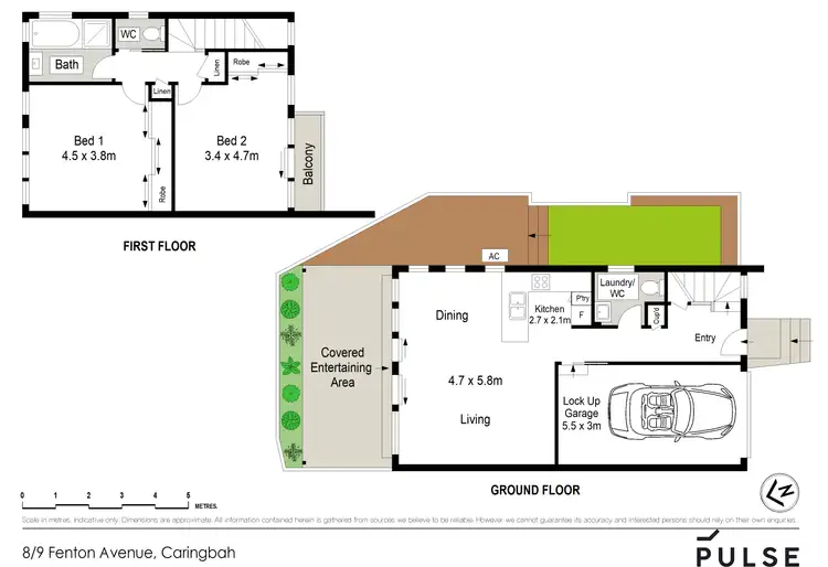 Floorplan of Homely townhouse listing, 8/9 Fenton Avenue, Caringbah NSW 2229