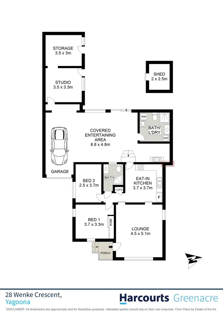 Floorplan of Homely house listing, 28 Wenke Crescent, Yagoona NSW 2199