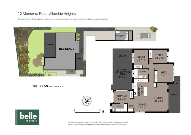 Floorplan of Homely house listing, 12 Monserra Road, Allambie Heights NSW 2100