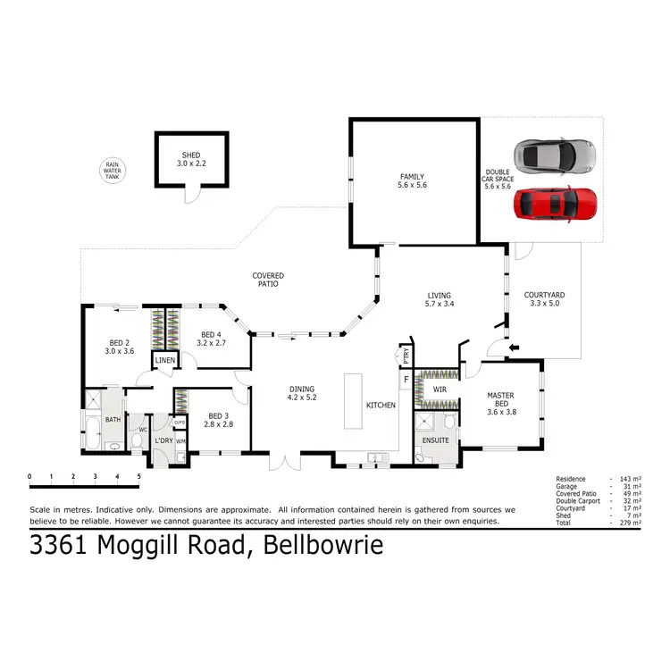Floorplan of Homely house listing, 3361 Moggill Road, Bellbowrie QLD 4070