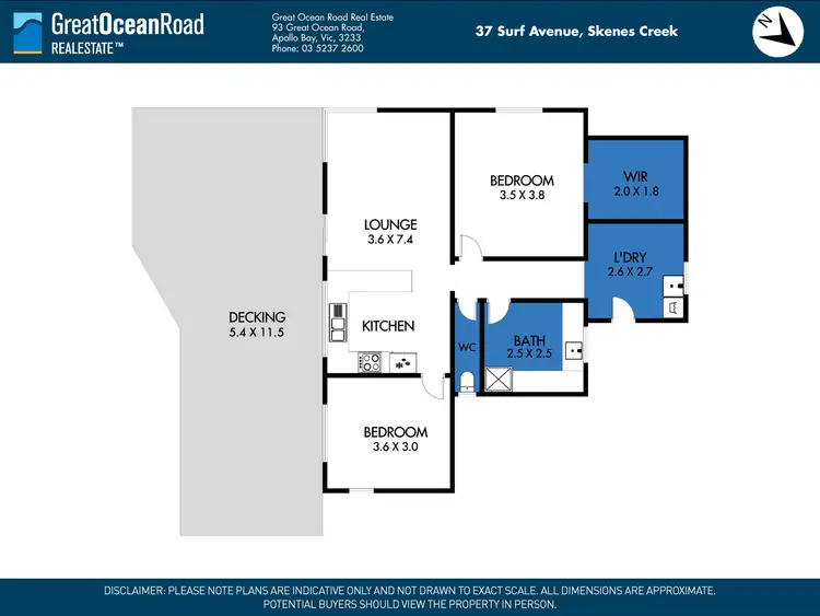 Floorplan of Homely house listing, 37 Surf Avenue, Skenes Creek VIC 3233