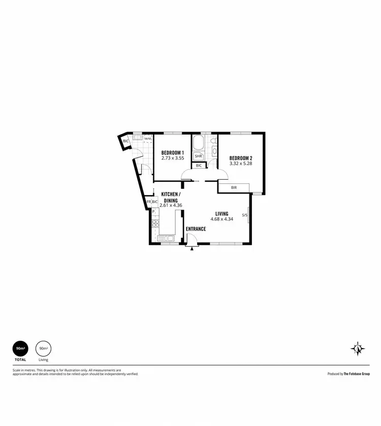 Floorplan of Homely apartment listing, 15/167 North East Road, Manningham SA 5086