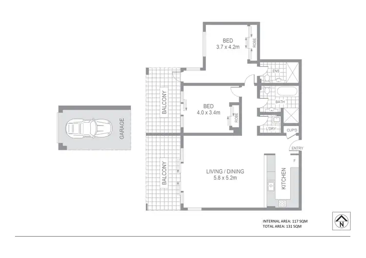 Floorplan of Homely apartment listing, 18/104 William Street, Five Dock NSW 2046