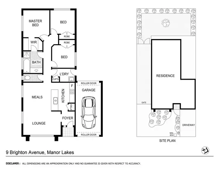 Floorplan of Homely house listing, 9 Brighton Avenue, Wyndham Vale VIC 3024