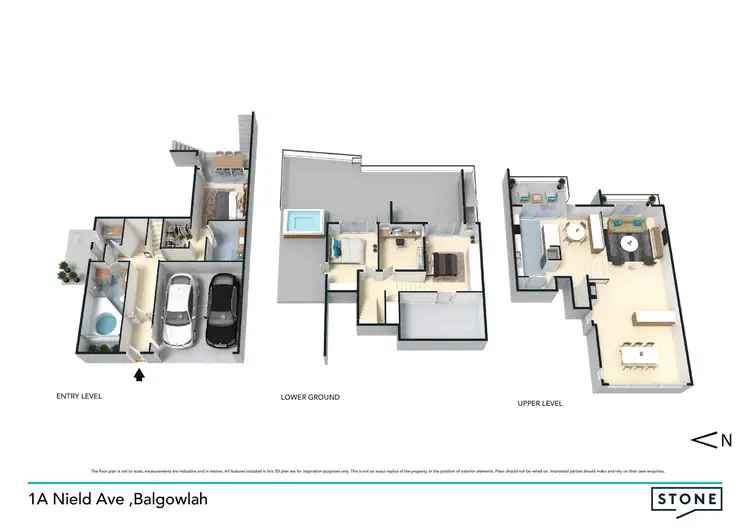 Floorplan of Homely townhouse listing, 1A Nield Avenue, Balgowlah NSW 2093