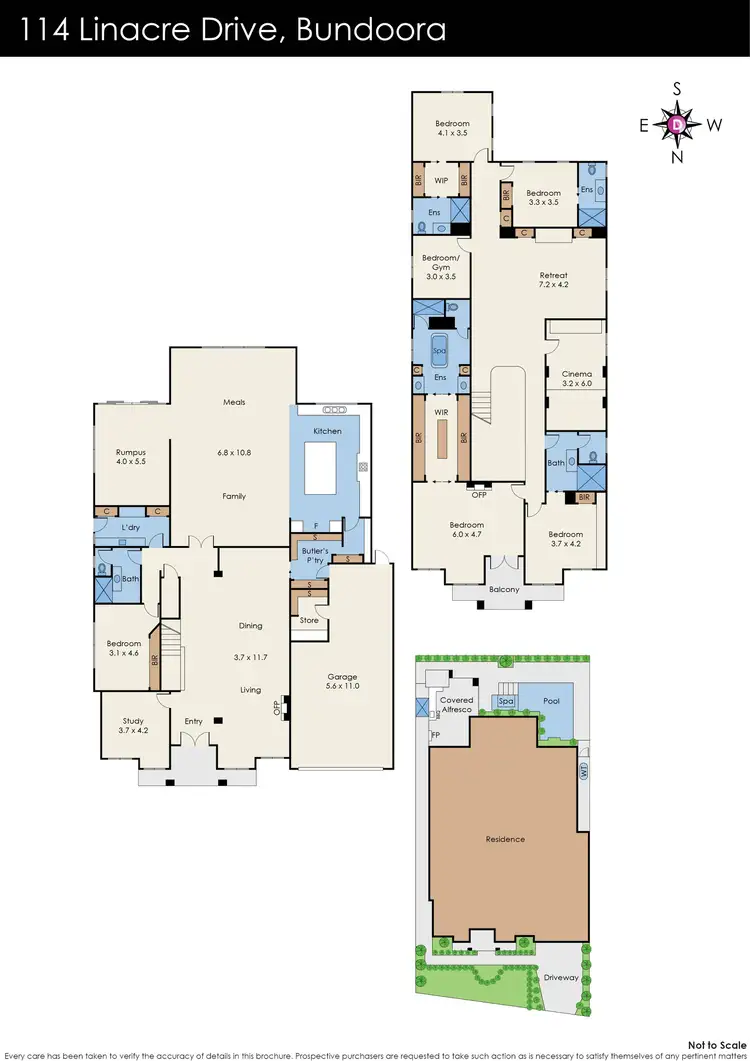 Floorplan of Homely house listing, 114 Linacre Drive, Bundoora VIC 3083