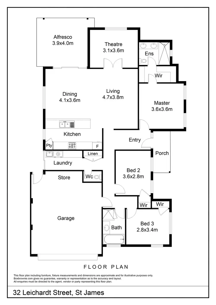Floorplan of Homely house listing, 32 Leichardt Street, St James WA 6102