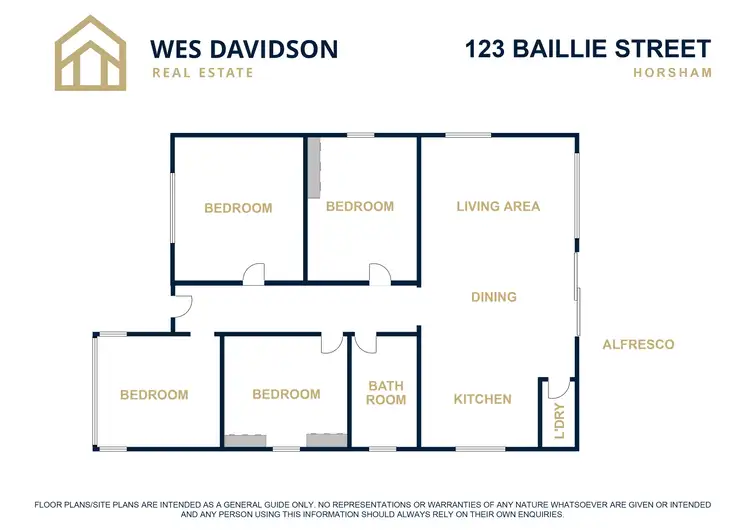 Floorplan of Homely house listing, 123 Baillie Street, Horsham VIC 3400