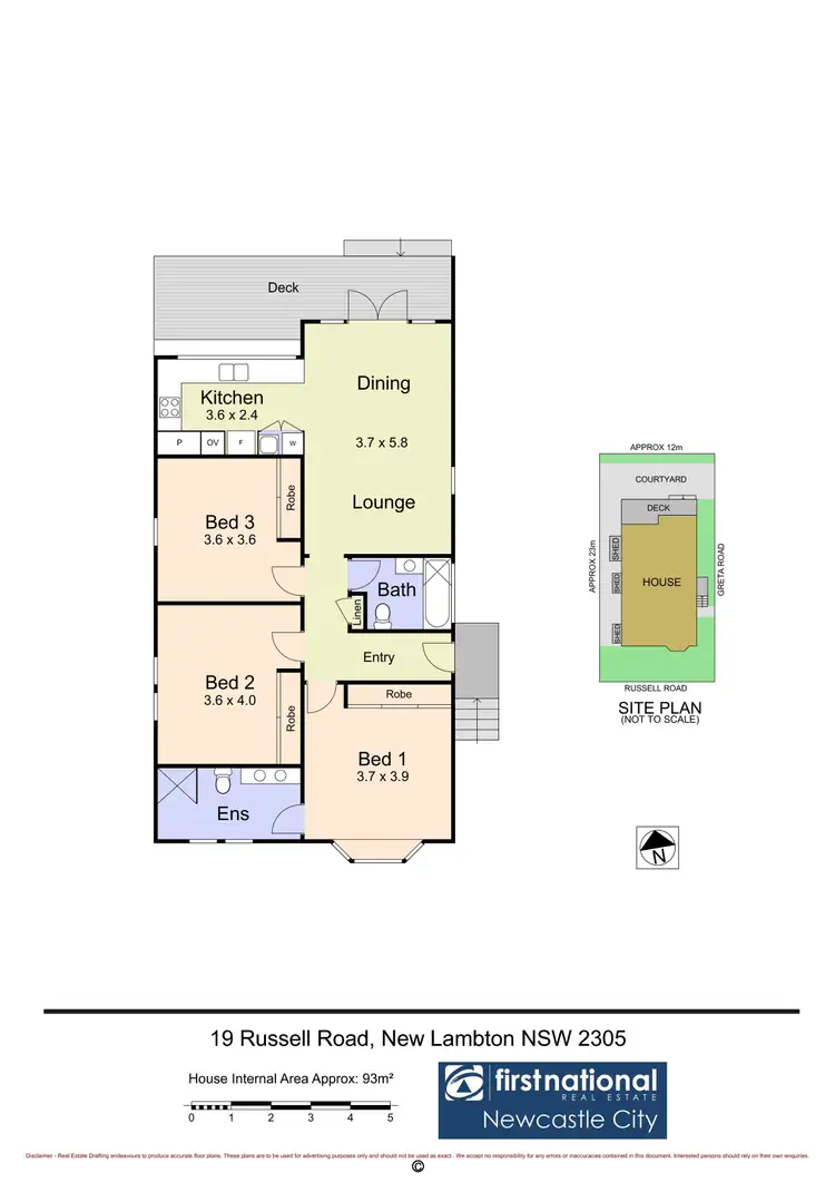 Floorplan of Homely house listing, 19 Russell Road, New Lambton NSW 2305