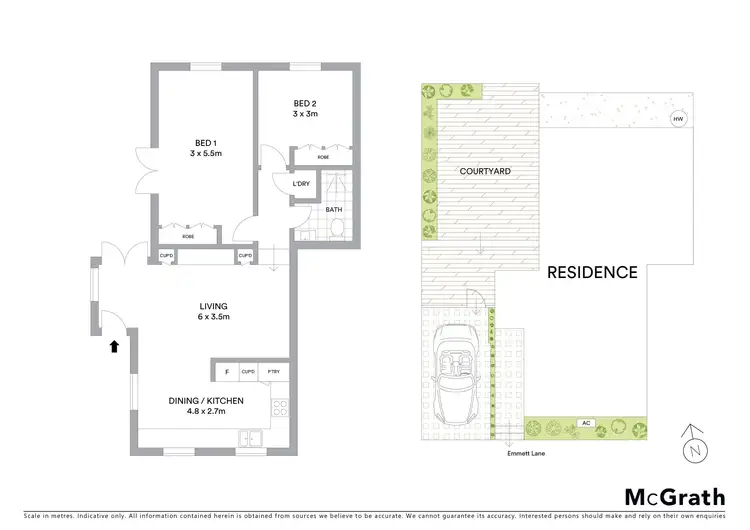 Floorplan of Homely house listing, 50 Emmett Lane, Crows Nest NSW 2065