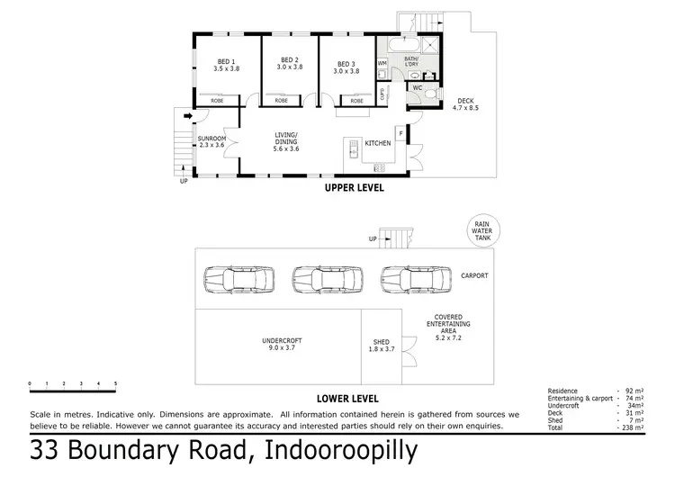 Floorplan of Homely house listing, 33 Boundary Road, Indooroopilly QLD 4068