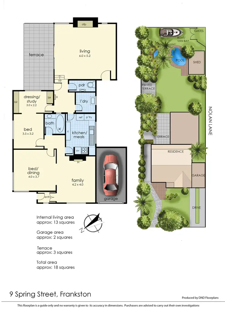 Floorplan of Homely house listing, 9 Spring Street, Frankston VIC 3199