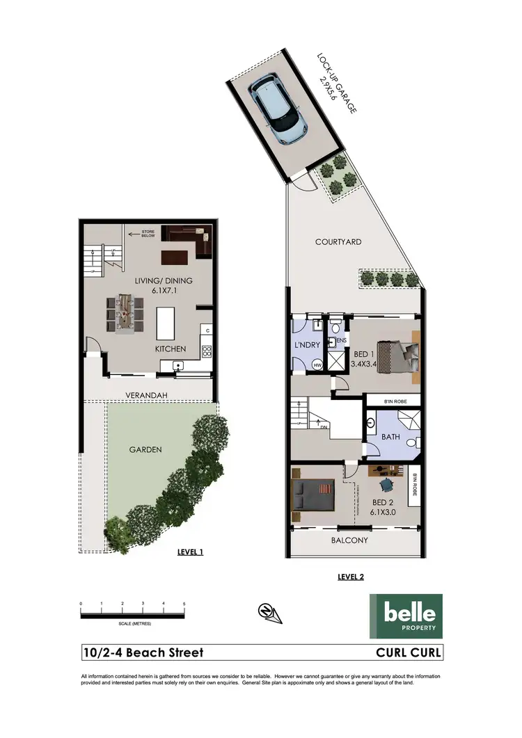 Floorplan of Homely townhouse listing, 10/2-4 Beach Street, Curl Curl NSW 2096