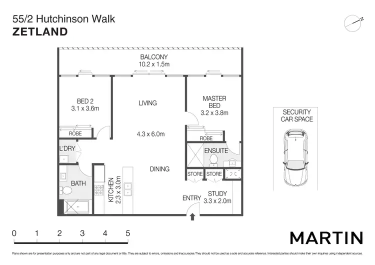 Floorplan of Homely apartment listing, 55/2 Hutchinson Walk, Zetland NSW 2017