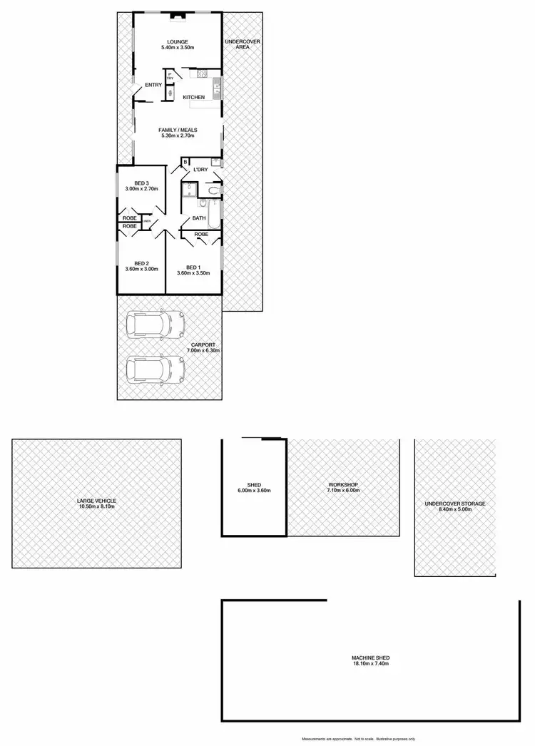 Floorplan of Homely house listing, 1220 Beechworth Wodonga Road, Wooragee VIC 3747