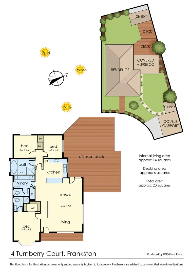 Floorplan of Homely house listing, 4 Turnberry Court, Frankston VIC 3199