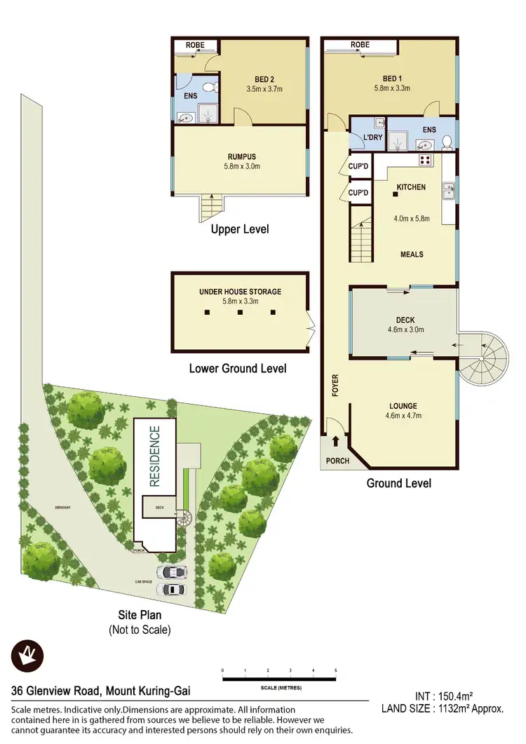 Floorplan of Homely house listing, 36 Glenview Road, Mount Kuring-gai NSW 2080