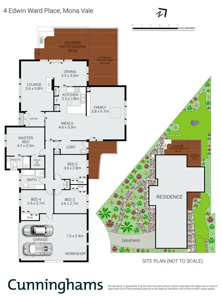 Floorplan of Homely house listing, 4 Edwin Ward Place, Mona Vale NSW 2103