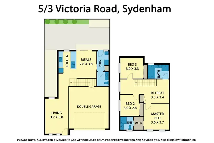 Floorplan of Homely townhouse listing, 5/3 Victoria Road, Sydenham VIC 3037