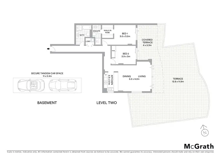 Floorplan of Homely apartment listing, 204/21 Urunga Parade, Miranda NSW 2228