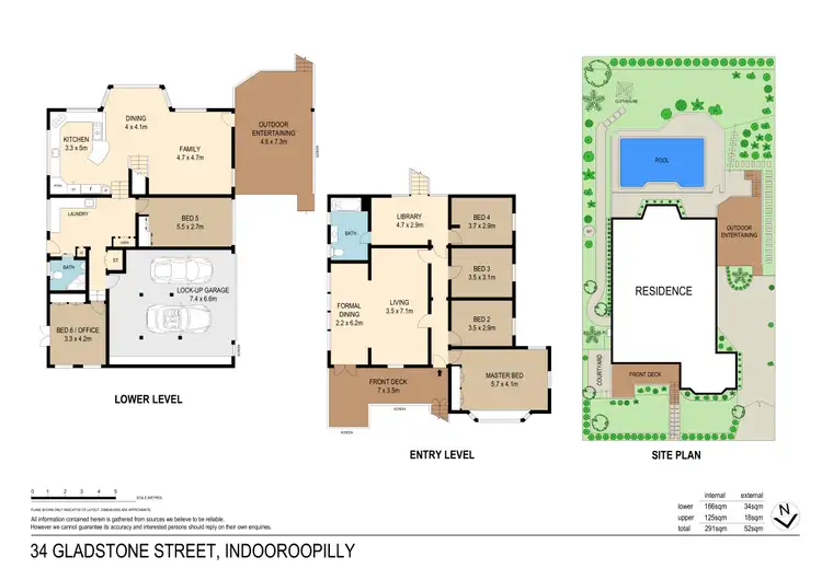 Floorplan of Homely house listing, 34 Gladstone Street, Indooroopilly QLD 4068
