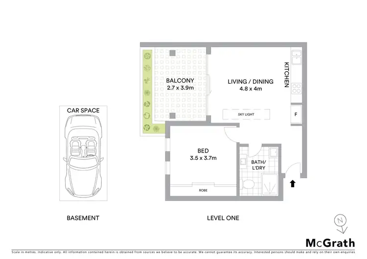 Floorplan of Homely apartment listing, 11/47 Garland Road, Naremburn NSW 2065