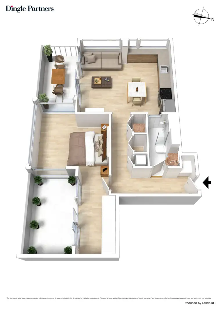 Floorplan of Homely apartment listing, 41/140 Flinders Street, Melbourne VIC 3000