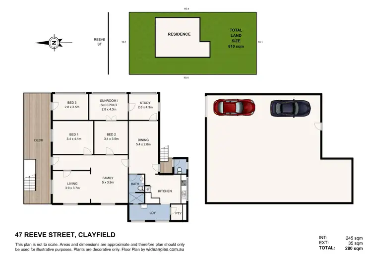 Floorplan of Homely house listing, 47 Reeve Street, Clayfield QLD 4011