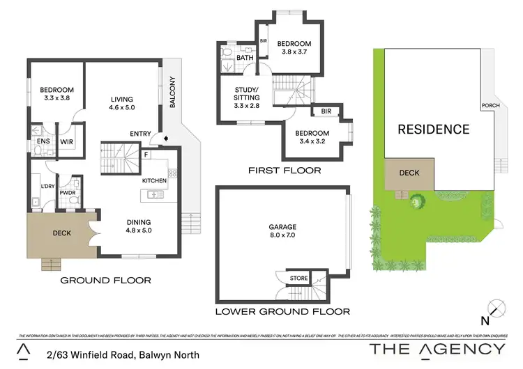 Floorplan of Homely townhouse listing, 2/63 Winfield Road, Balwyn North VIC 3104