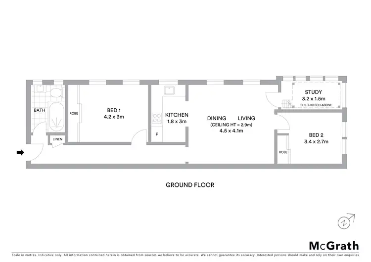 Floorplan of Homely apartment listing, 4/238 Campbell Parade, Bondi Beach NSW 2026