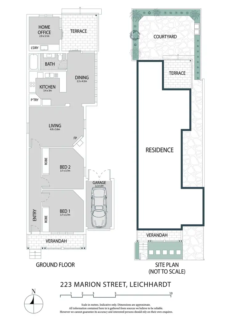 Floorplan of Homely house listing, 223 Marion Street, Leichhardt NSW 2040