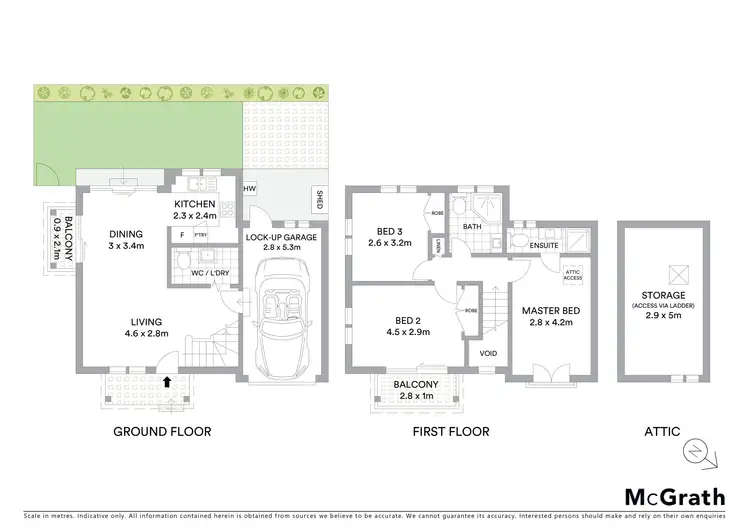 Floorplan of Homely townhouse listing, 1/20 Gipps Street, Bardwell Valley NSW 2207