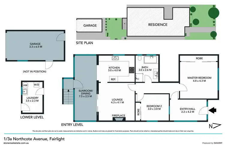 Floorplan of Homely house listing, 1/3a Northcote Avenue, Fairlight NSW 2094