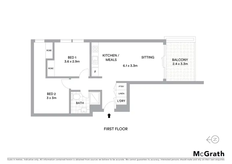 Floorplan of Homely apartment listing, 11/149 Dundas Street, Preston VIC 3072