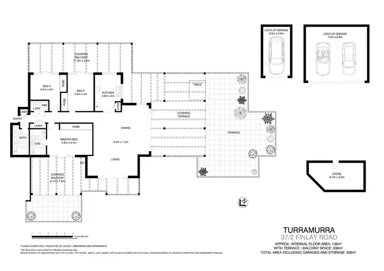 Floorplan of Homely apartment listing, 37/2 Finlay Road, Turramurra NSW 2074