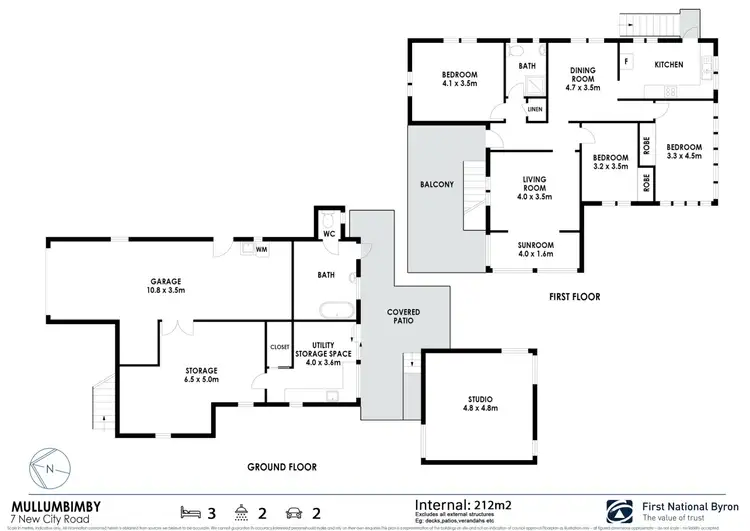 Floorplan of Homely house listing, 7 New City Road, Mullumbimby NSW 2482
