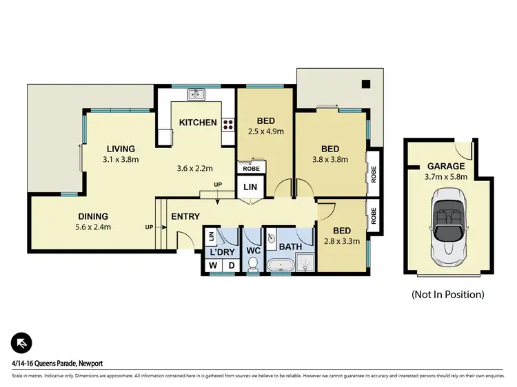 Floorplan of Homely apartment listing, 4/14-16 Queens Parade, Newport NSW 2106