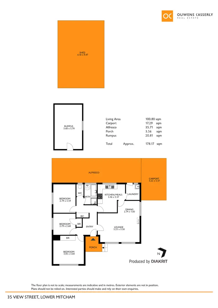 Floorplan of Homely house listing, 35 View Street, Lower Mitcham SA 5062